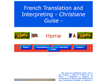 Tablet Screenshot of frenchtranslation.bellepage.com