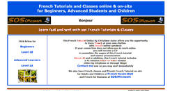 Desktop Screenshot of frenchtutorial.bellepage.com