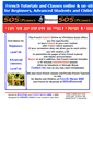 Mobile Screenshot of frenchtutorial.bellepage.com